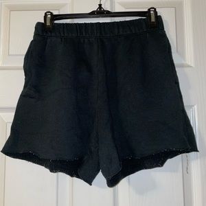 Black Aerie Sweat-Shorts